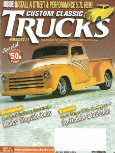 CUSTOM CLASSIC TRUCKS 2003 JULY - '54 CHEVY, '64 CHEVY C10, '57 RANCHERO